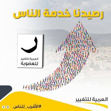رصيدنا خِدمة الناس" قائمة العربية للتغيير في اكسال تطلق حملتها الانتخابية 